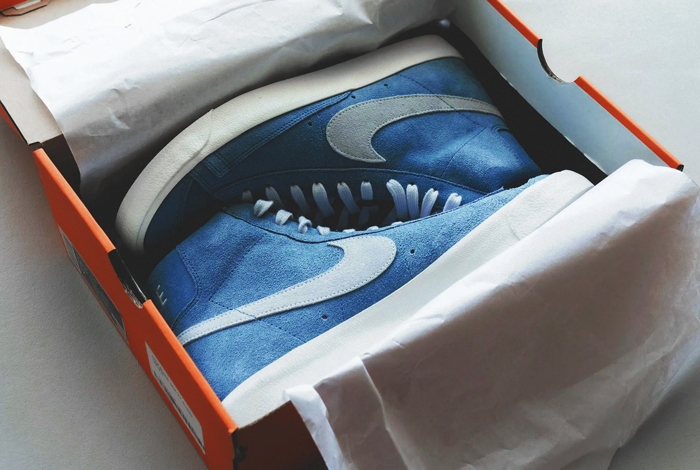 boxed sneakers ready for shipping